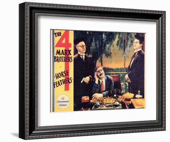 Horse Feathers, 1932-null-Framed Premium Giclee Print