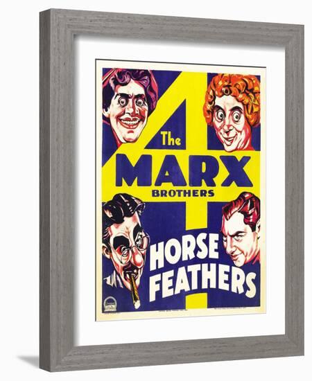 Horse Feathers 1932-null-Framed Giclee Print