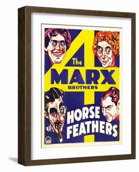 Horse Feathers 1932-null-Framed Giclee Print