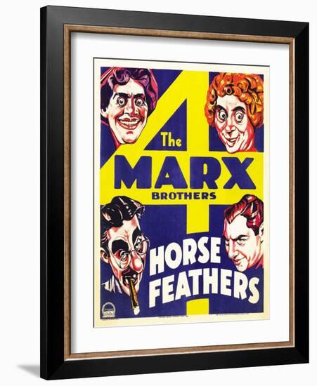 Horse Feathers 1932-null-Framed Giclee Print