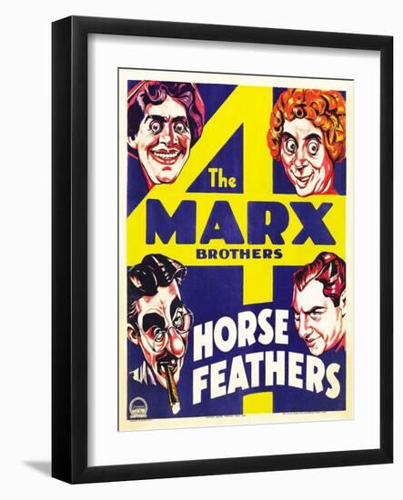 Horse Feathers 1932-null-Framed Giclee Print