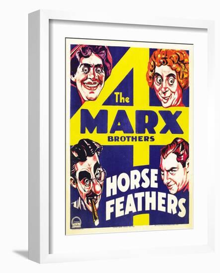 Horse Feathers 1932-null-Framed Giclee Print