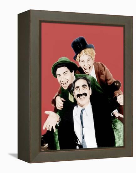 Horse Feathers, Groucho Marx, Chico Marx, Harpo Marx, 1932-null-Framed Stretched Canvas