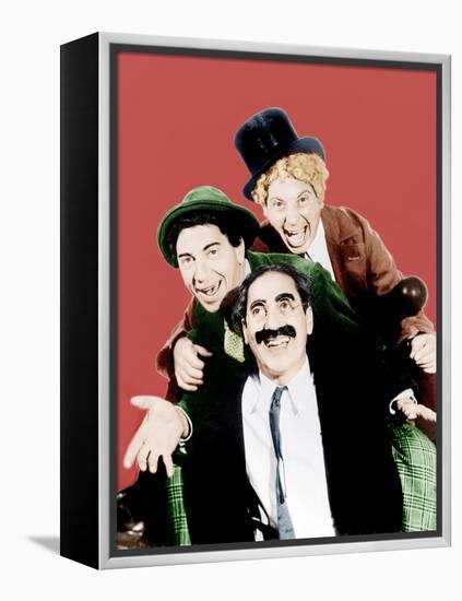 Horse Feathers, Groucho Marx, Chico Marx, Harpo Marx, 1932-null-Framed Stretched Canvas