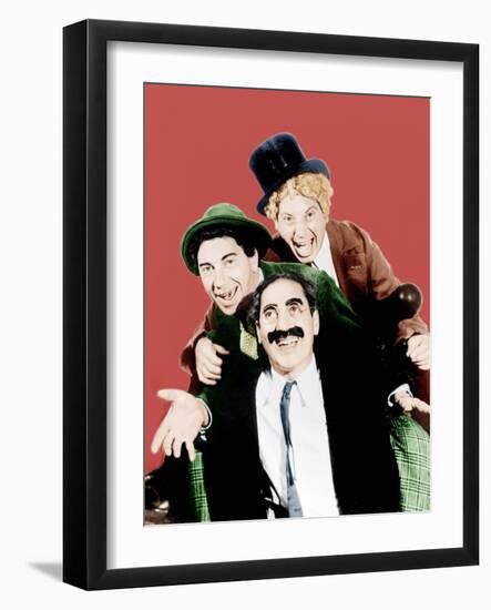 Horse Feathers, Groucho Marx, Chico Marx, Harpo Marx, 1932-null-Framed Photo