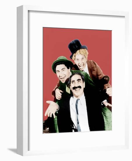 Horse Feathers, Groucho Marx, Chico Marx, Harpo Marx, 1932-null-Framed Photo