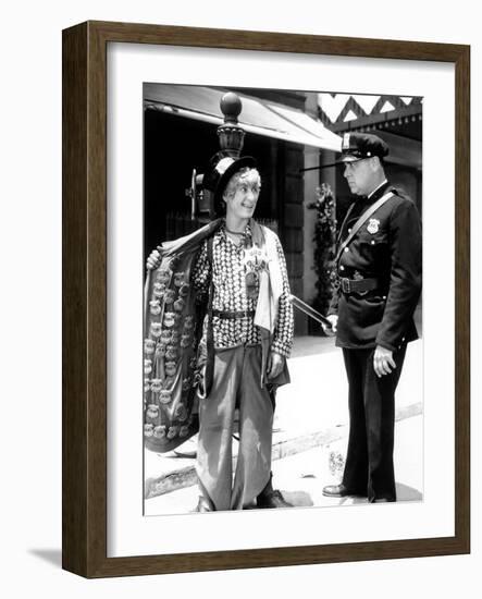 Horse Feathers, Harpo Marx, Ben Taggart, 1932-null-Framed Photo