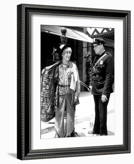 Horse Feathers, Harpo Marx, Ben Taggart, 1932-null-Framed Photo