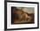 Horse Frightened by a Lion-George Stubbs-Framed Premium Giclee Print