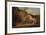 Horse Frightened by a Lion-George Stubbs-Framed Premium Giclee Print