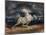 Horse Frightened by Lightning-Eugene Delacroix-Mounted Giclee Print