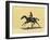 Horse Galloping on Right Foot-Edgar Degas-Framed Giclee Print