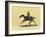 Horse Galloping on Right Foot-Edgar Degas-Framed Giclee Print