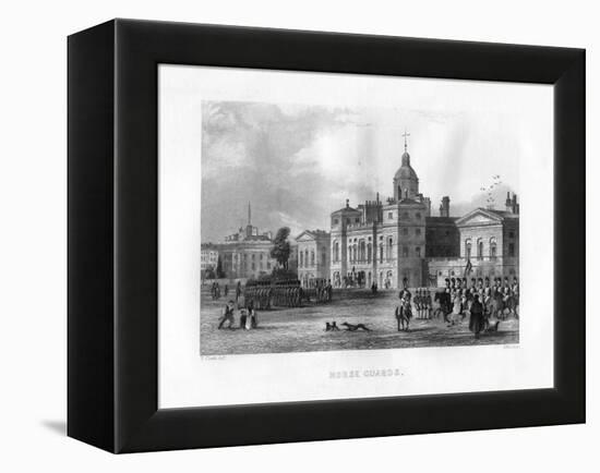 Horse Guards, London, 19th Century-J Woods-Framed Premier Image Canvas