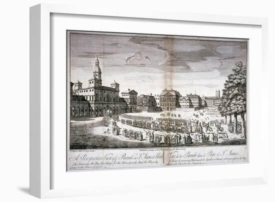 Horse Guards Parade, Westminster, London, 1754-John Maurer-Framed Giclee Print