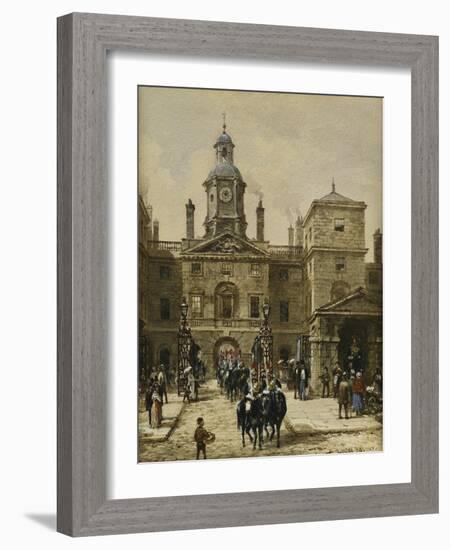 Horse Guards Parade-Louise J. Rayner-Framed Giclee Print