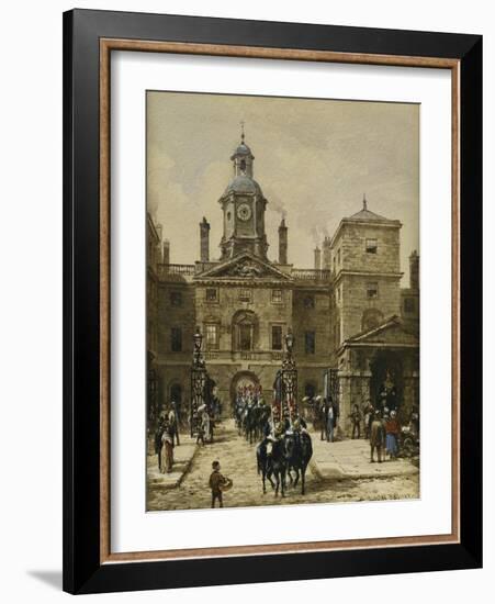 Horse Guards Parade-Louise J. Rayner-Framed Giclee Print