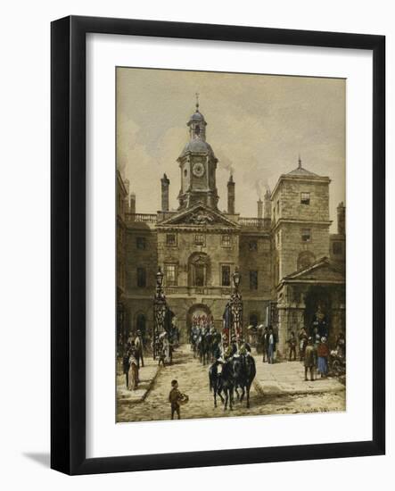 Horse Guards Parade-Louise J. Rayner-Framed Giclee Print