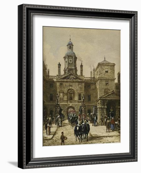 Horse Guards Parade-Louise J. Rayner-Framed Giclee Print