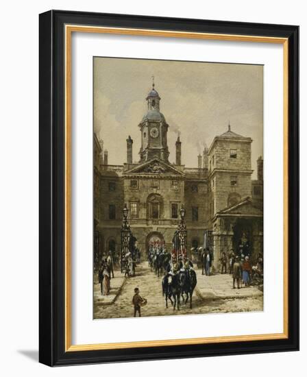 Horse Guards Parade-Louise J. Rayner-Framed Giclee Print