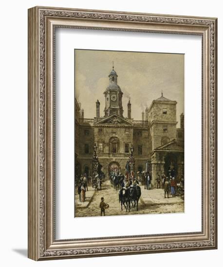 Horse Guards Parade-Louise J. Rayner-Framed Giclee Print