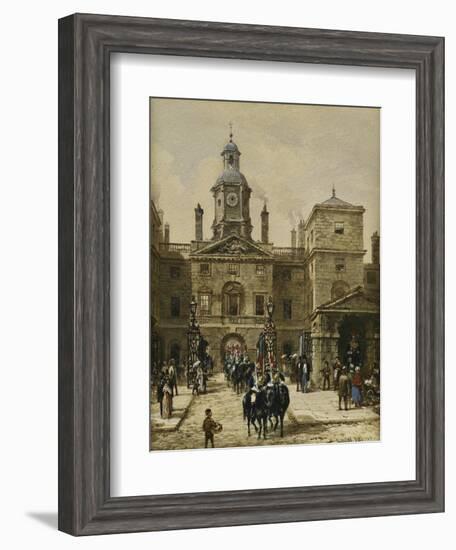 Horse Guards Parade-Louise J. Rayner-Framed Giclee Print