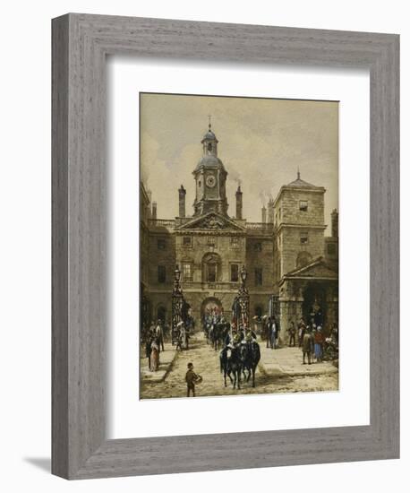 Horse Guards Parade-Louise J. Rayner-Framed Giclee Print