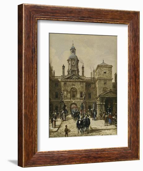 Horse Guards Parade-Louise J. Rayner-Framed Giclee Print