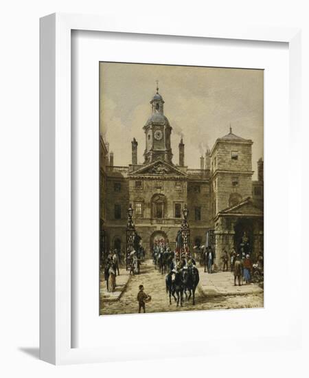 Horse Guards Parade-Louise J. Rayner-Framed Giclee Print