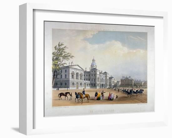 Horse Guards, Westminster, London, 1851-Thomas Picken-Framed Premium Giclee Print