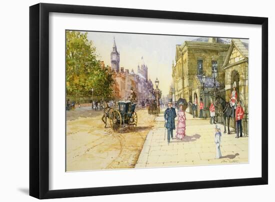 Horse Guards, Whitehall-John Sutton-Framed Giclee Print