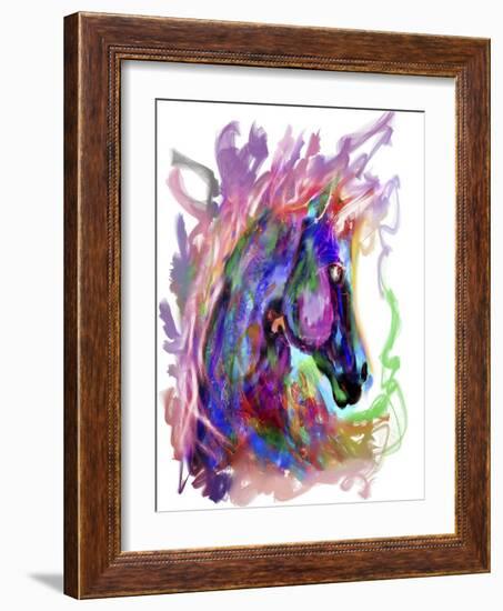 Horse Head 2-Stephanie Analah-Framed Giclee Print