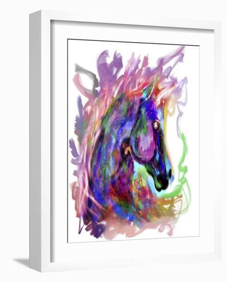 Horse Head 2-Stephanie Analah-Framed Giclee Print