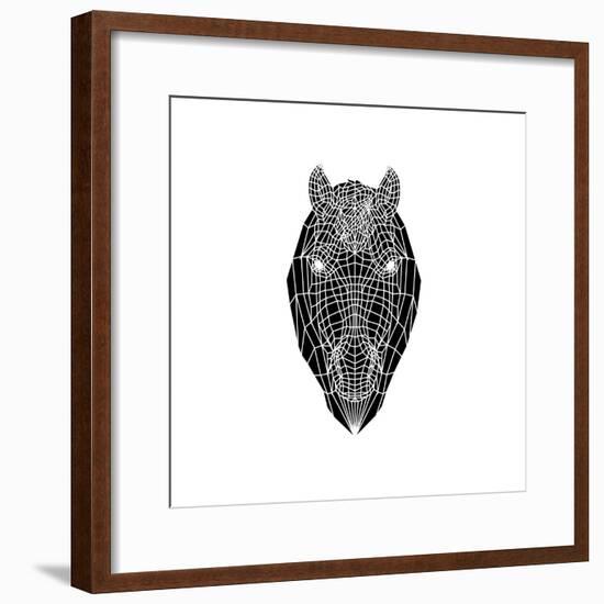 Horse Head Mesh-Lisa Kroll-Framed Premium Giclee Print