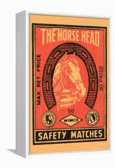 Horse Head Safety Matches-null-Framed Stretched Canvas