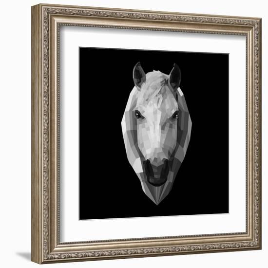 Horse Head-Lisa Kroll-Framed Art Print