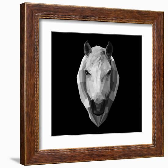 Horse Head-Lisa Kroll-Framed Art Print