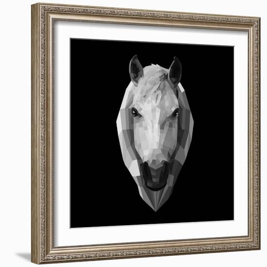 Horse Head-Lisa Kroll-Framed Art Print