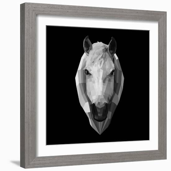 Horse Head-Lisa Kroll-Framed Art Print