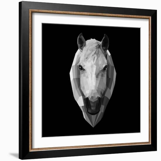 Horse Head-Lisa Kroll-Framed Art Print