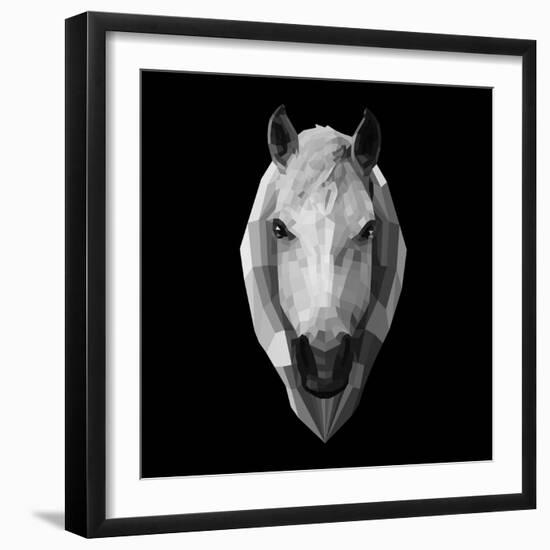 Horse Head-Lisa Kroll-Framed Art Print