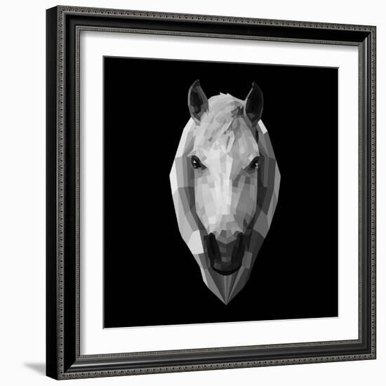 Horse Head-Lisa Kroll-Framed Art Print