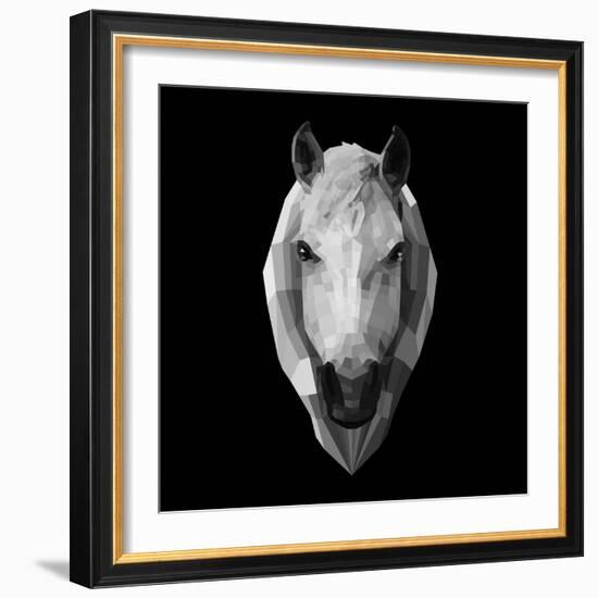 Horse Head-Lisa Kroll-Framed Art Print