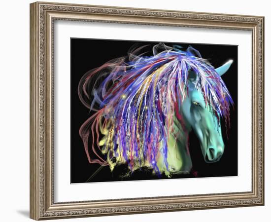 Horse Head-Stephanie Analah-Framed Giclee Print