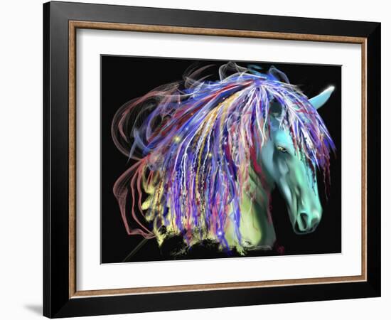 Horse Head-Stephanie Analah-Framed Giclee Print