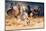 Horse Herd Run in Desert Sand Storm against Dramatic Sky-Callipso-Mounted Photographic Print