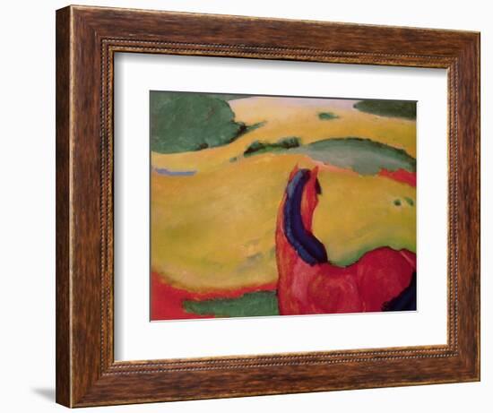 Horse in a Landscape, 1910-Franz Marc-Framed Giclee Print