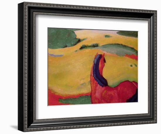 Horse in a Landscape, 1910-Franz Marc-Framed Giclee Print