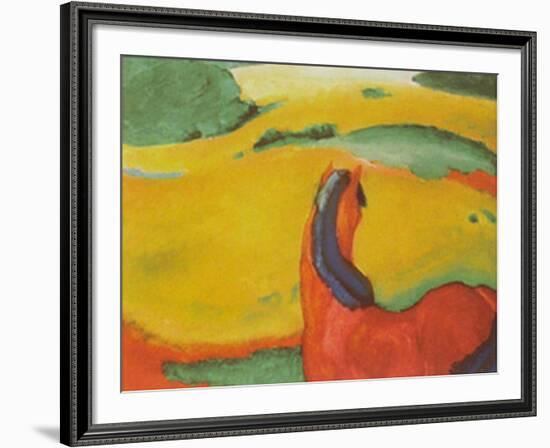 Horse in a Landscape, c.1910-Franz Marc-Framed Art Print