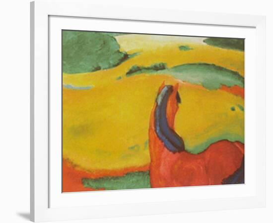 Horse in a Landscape, c.1910-Franz Marc-Framed Art Print